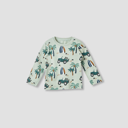 Juniors Printed T-shirt and Pyjama Set