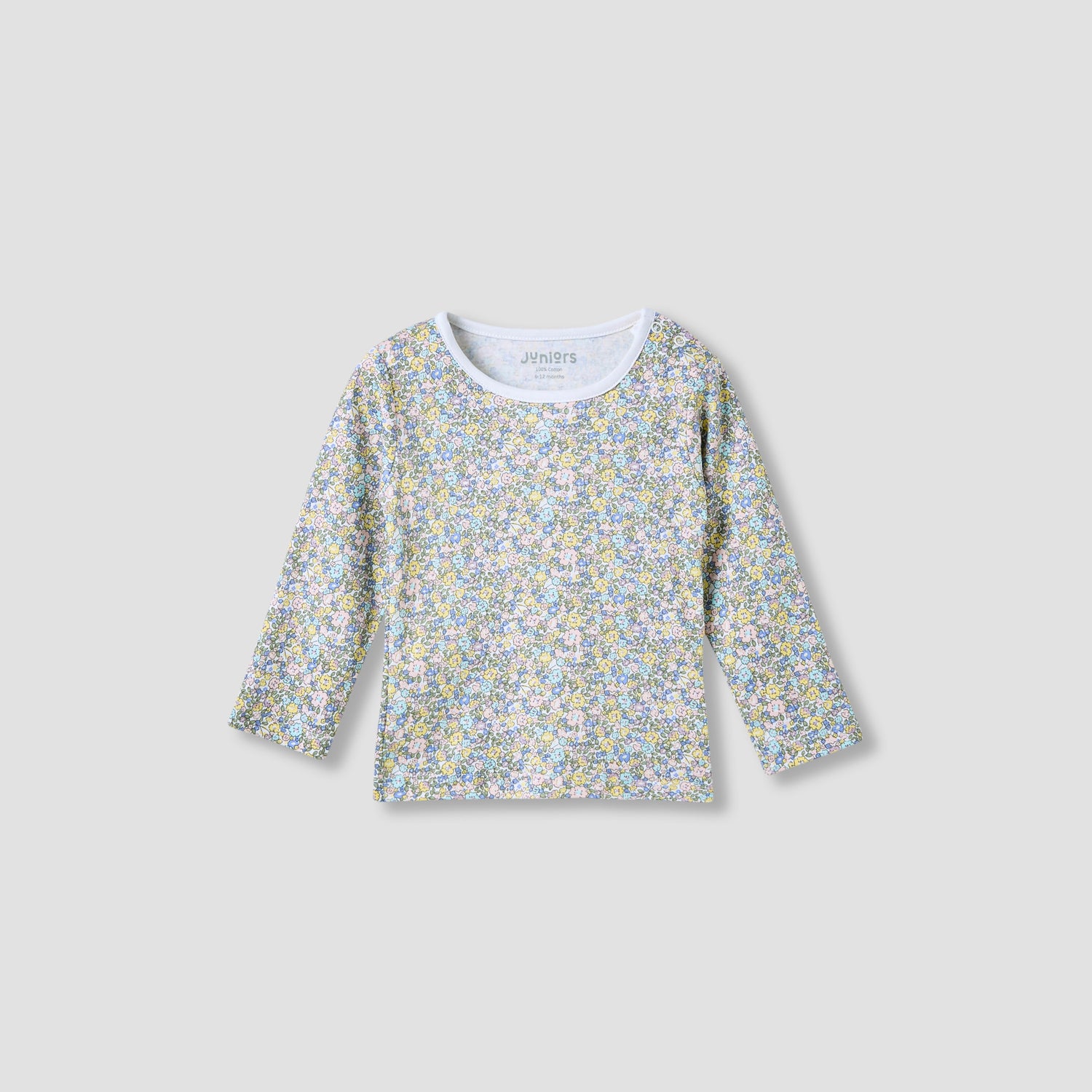 Juniors Floral Print T-shirt and Pyjama Set