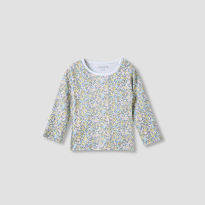 Juniors Floral Print T-shirt and Pyjama Set