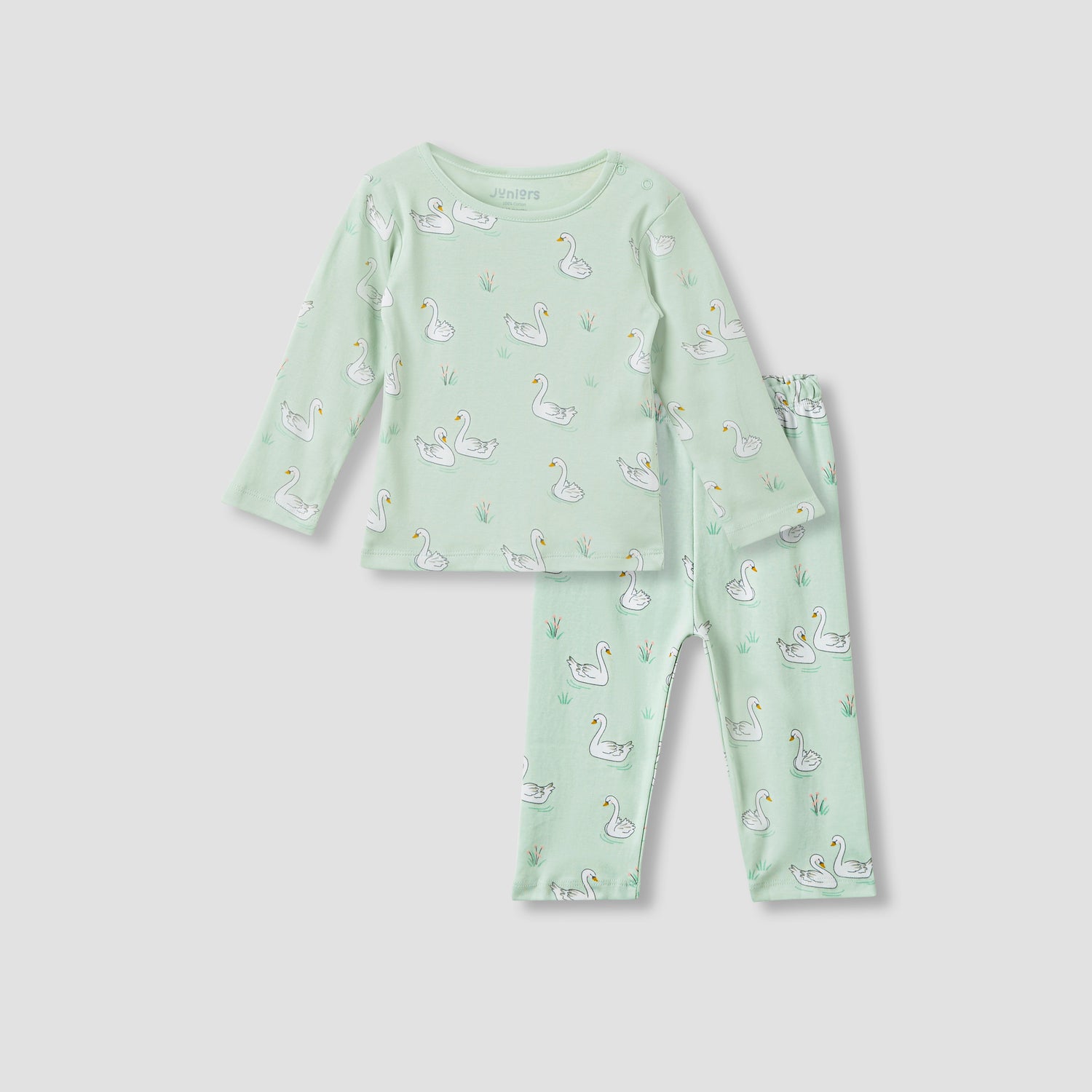 Juniors Animal Print T-shirt and Pyjama Set