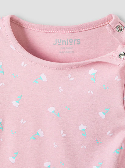 Juniors Pyjama Set with Floral Print - Cotton - Long Sleeves-promo_babyshop_Buy3for79_UAE130126-image-5