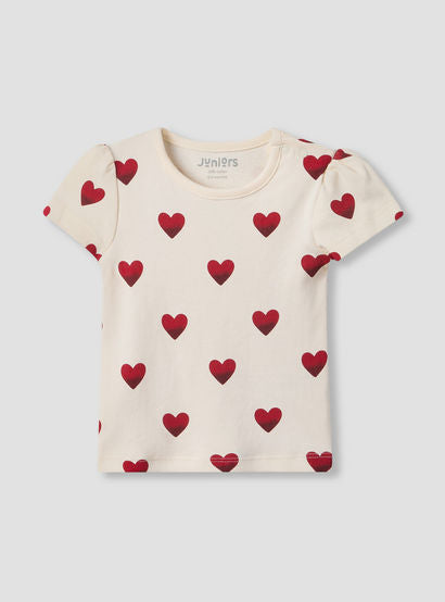 Pack of 2 Juniors Crew Neck Short Sleeves T-shirt and Shorts Set with Assorted Print-baby-girls-clothing-setsandcoords-image-3