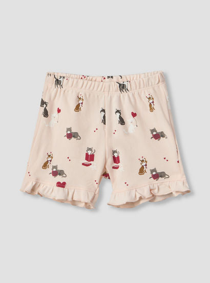 Pack of 2 Juniors Crew Neck Short Sleeves T-shirt and Shorts Set with Assorted Print-baby-girls-clothing-setsandcoords-image-6