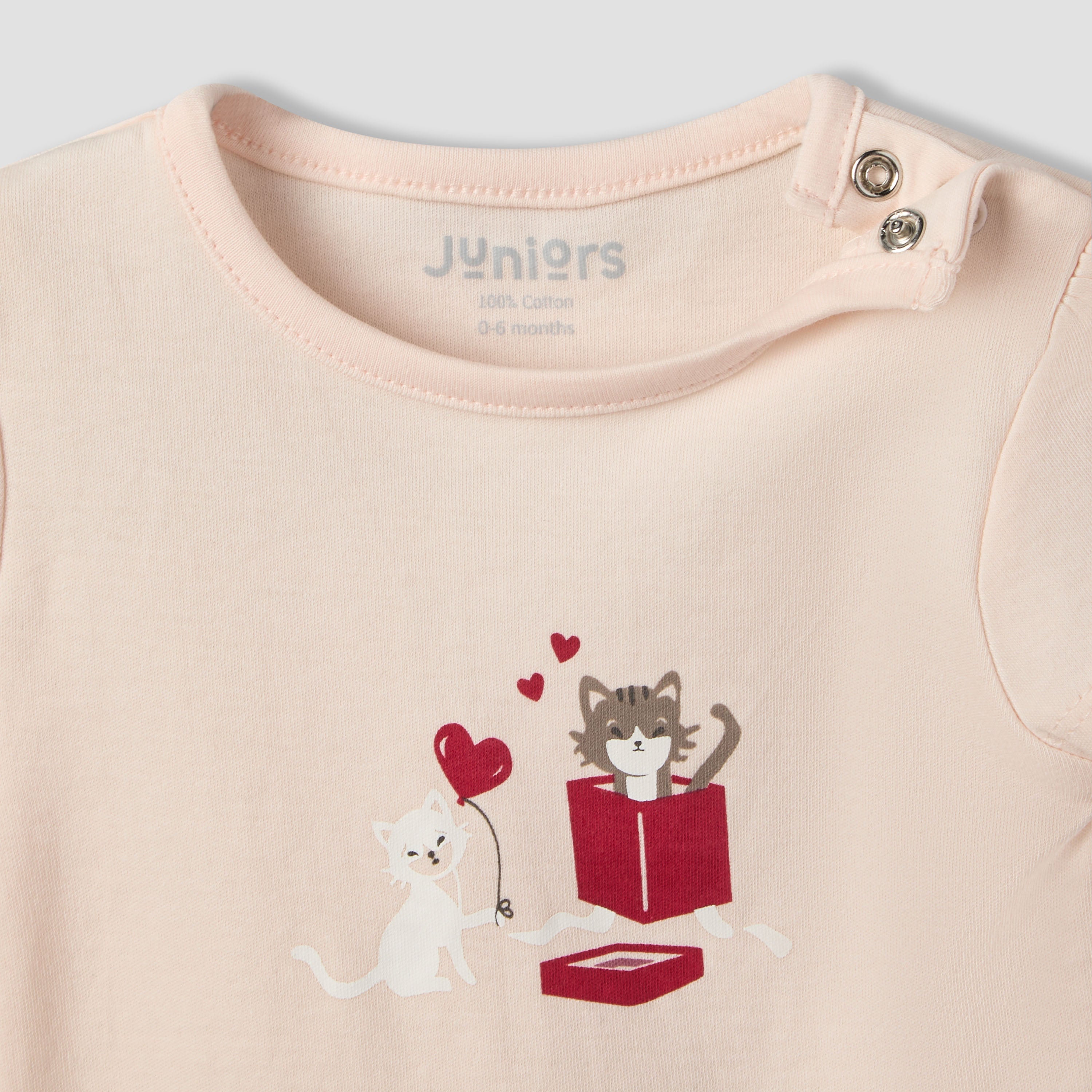 Pack of 2 Juniors Crew Neck Short Sleeves T-shirt and Shorts Set with Assorted Print