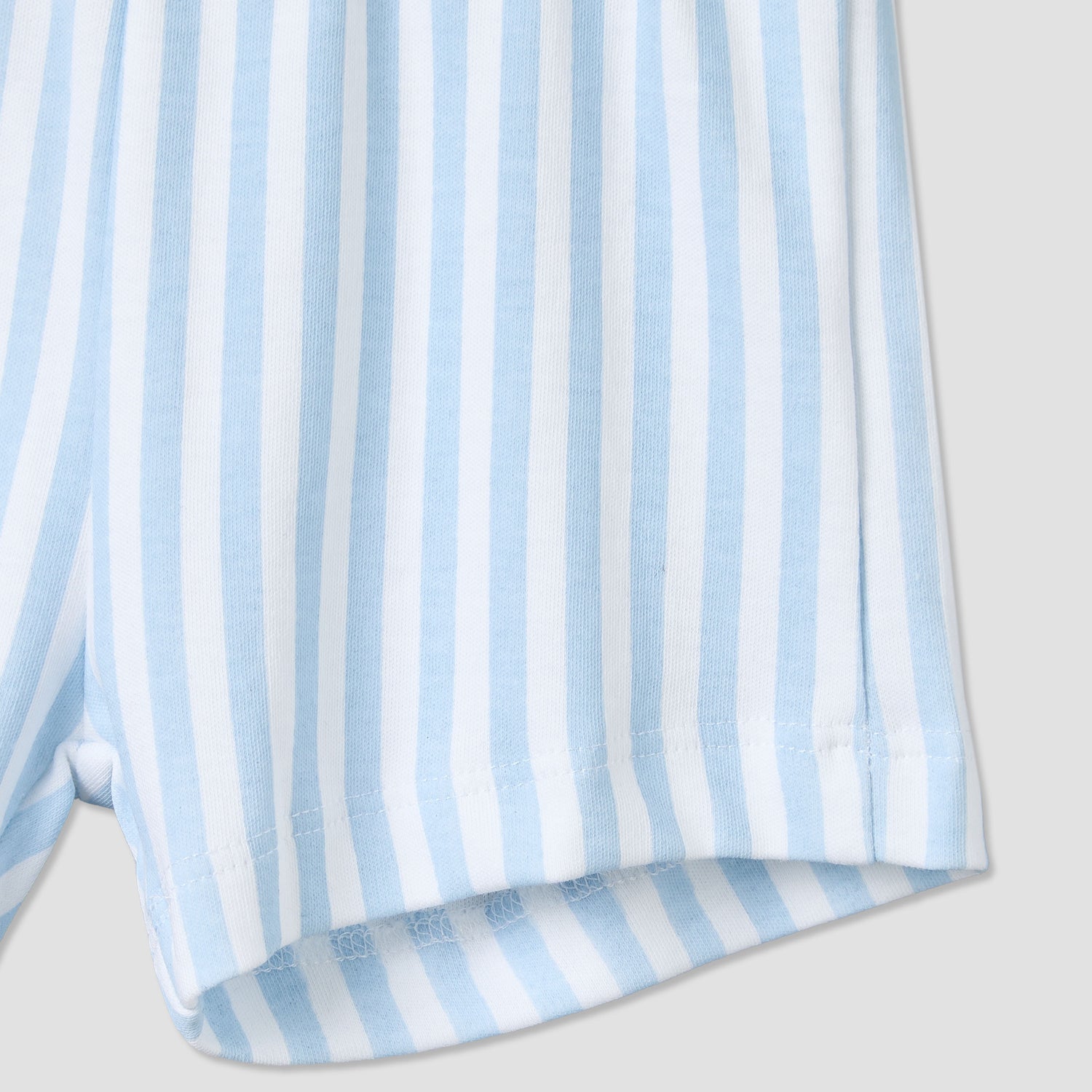 Pack of 2 Juniors Round Neck Short Sleeves T-shirt and Shorts Set with Underwater Print