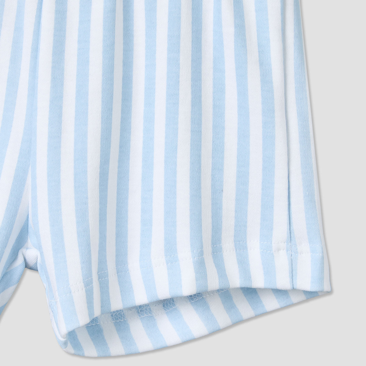 Pack of 2 Juniors Round Neck Short Sleeves T-shirt and Shorts Set with Underwater Print