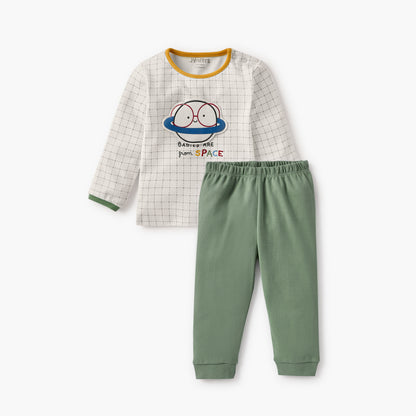 Juniors Applique Detail T-shirt and Pyjama Set