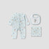 Set of 3 Juniors Clothing Gift Set with Print - Blue / 0-3 mths