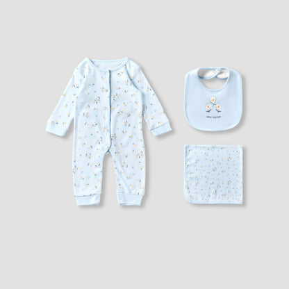 Set of 3 Juniors Clothing Gift Set with Floral Print