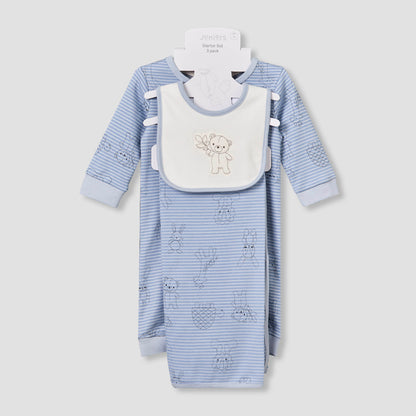 Set of 3 Juniors Clothing Gift Set with Snap Button Closure