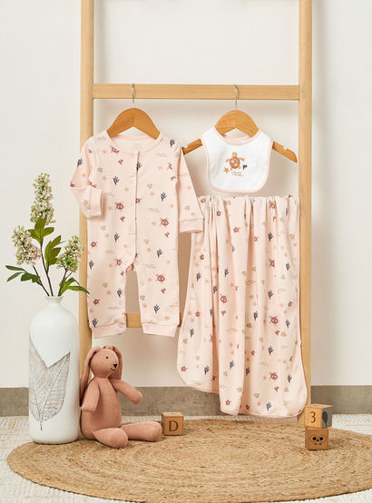 Set of 3 Juniors Clothing Gift Set with Snap Button Closure-baby-girls-clothing-setsandcoords-image-7