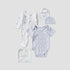 Set of 6 Juniors Clothing Gift Set with Star Print - Blue / 0-3 mths