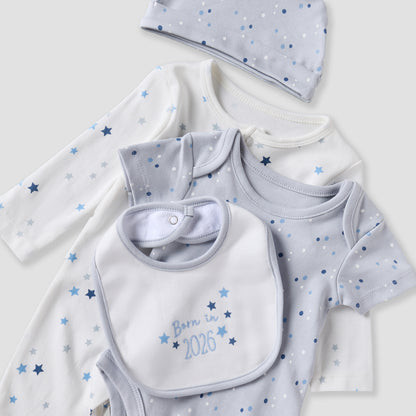 Set of 6 Juniors Clothing Gift Set with Star Print