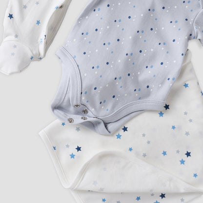 Set of 6 Juniors Clothing Gift Set with Star Print