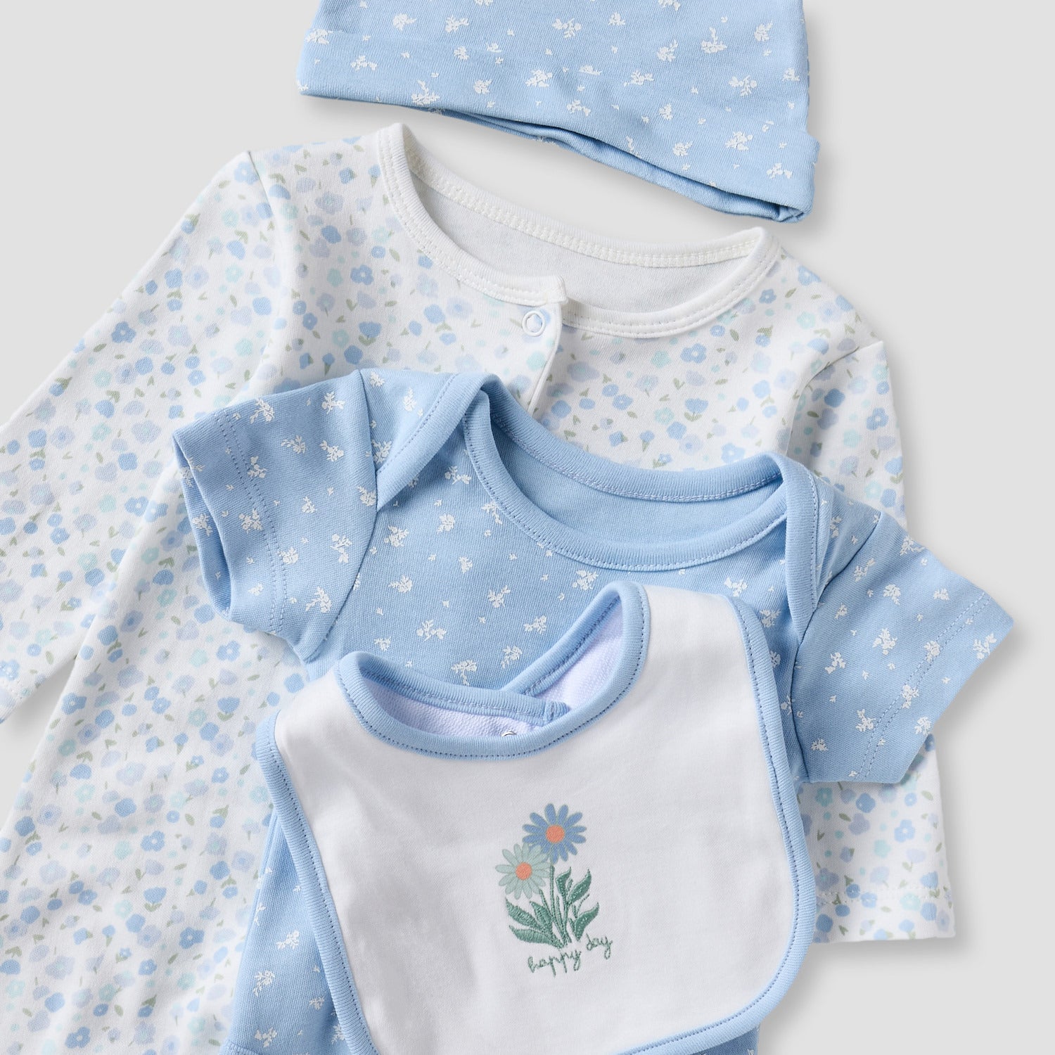Set of 6 Juniors Clothing Gift Set with Floral Print