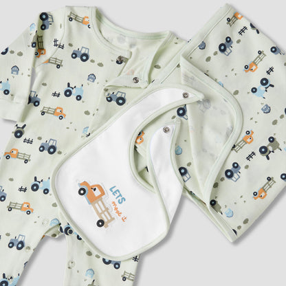Set of 3 Juniors Clothing Gift Set with Snap Button Closure