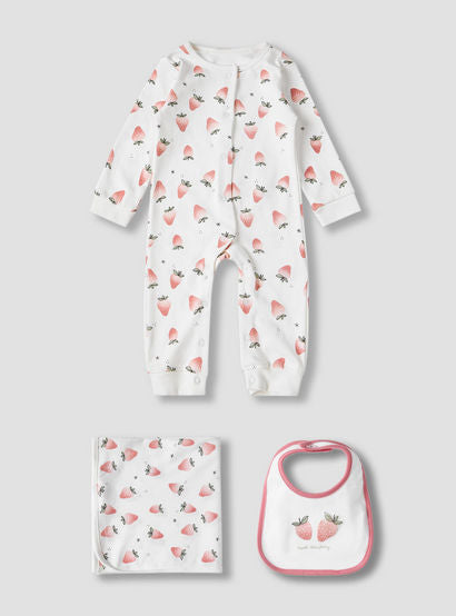 Set of 3 Juniors Clothing Gift Set with Snap Button Closure-baby-girls-clothing-setsandcoords-image-1