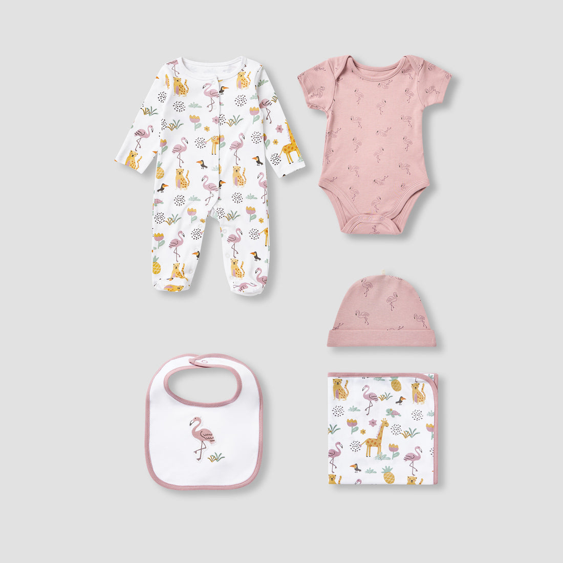 Juniors 6-Piece Printed Clothing Gift Set - Multicolour / 0-3 mths
