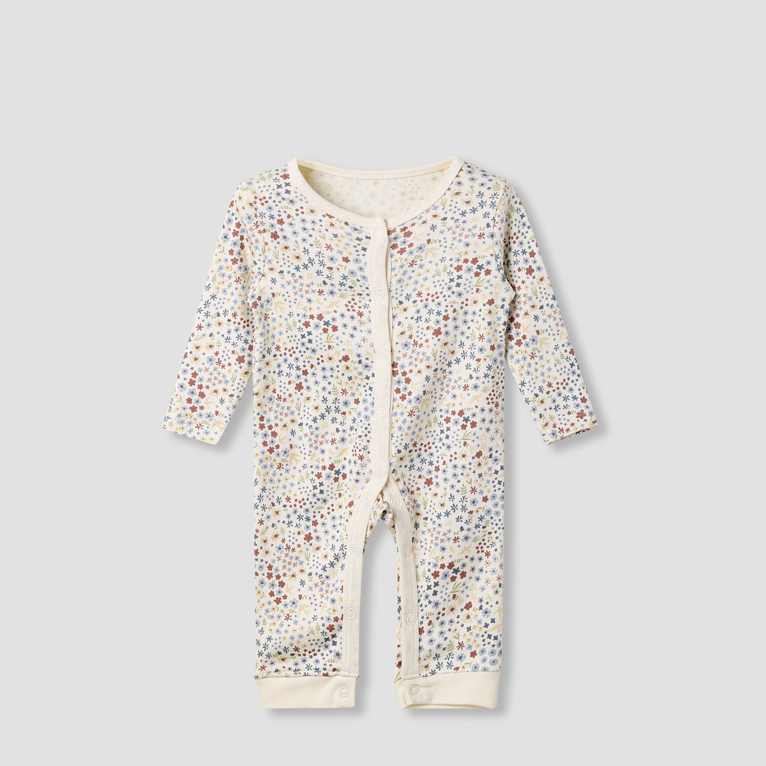 Juniors Printed Sleepsuit with Long Sleeves - Set of 3
