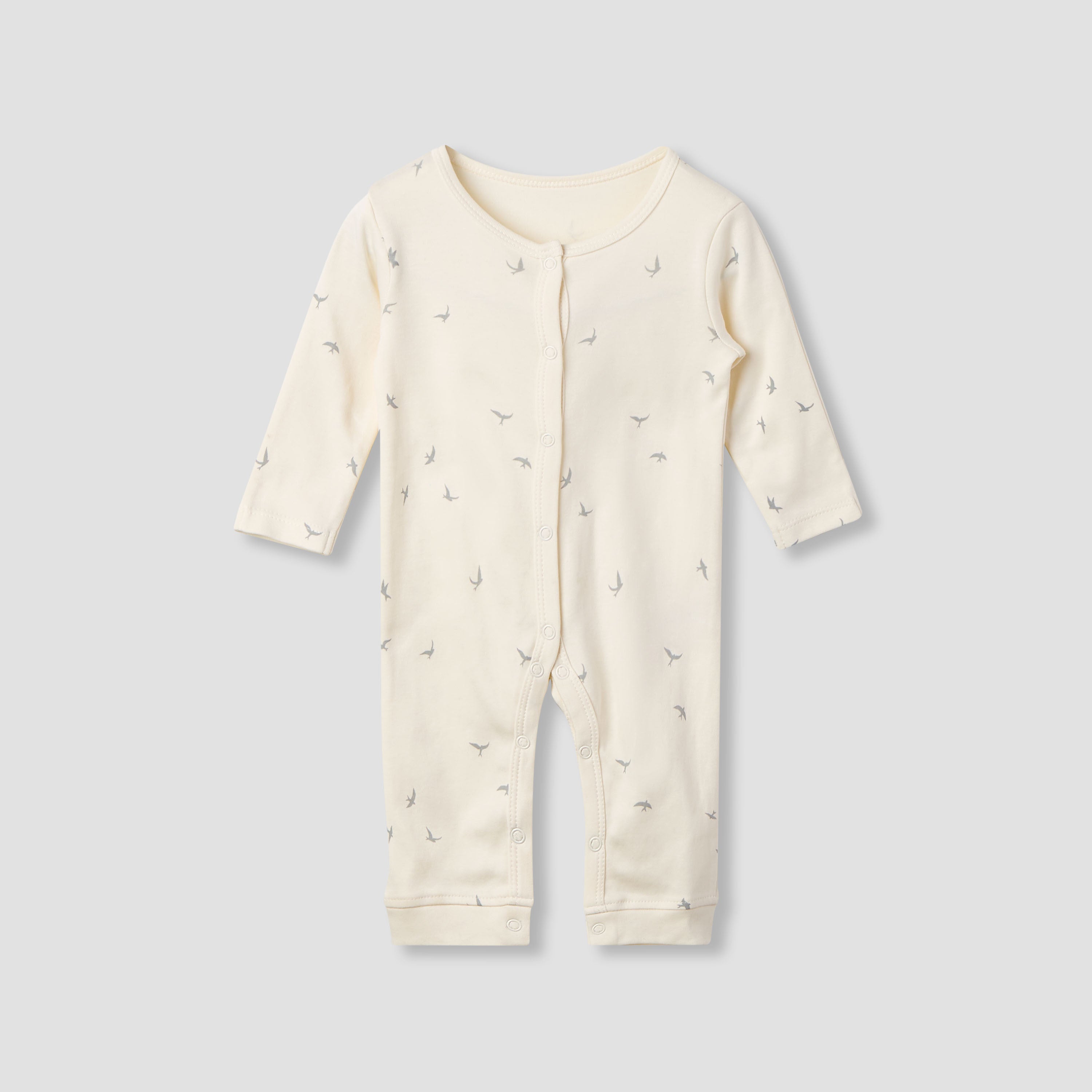 Juniors Printed Sleepsuit with Long Sleeves - Set of 3