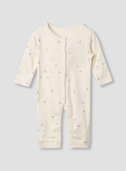 Juniors Printed Sleepsuit with Long Sleeves - Set of 3-baby-girls-clothing-nightwear-sleepsuits-image-4