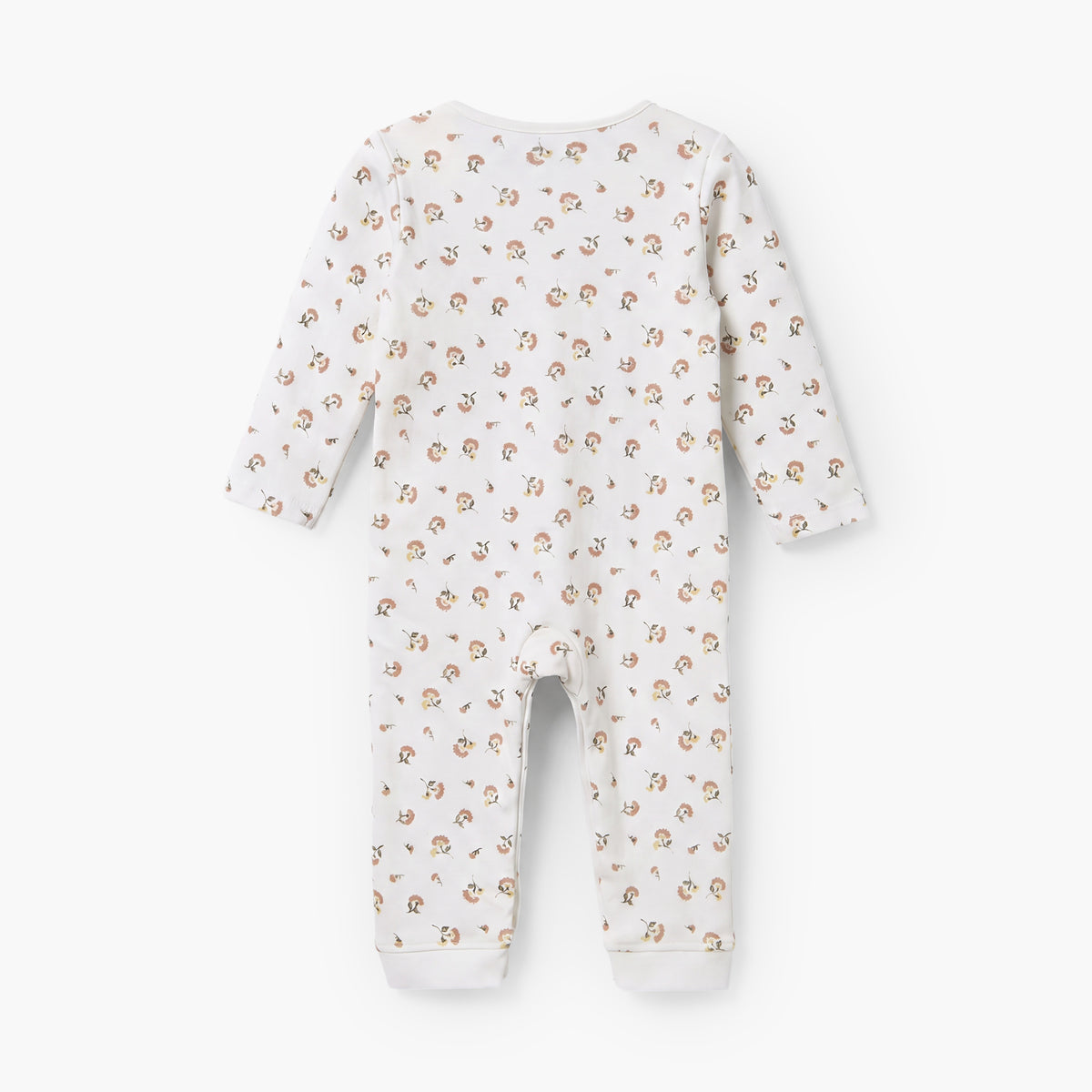 Pack of 3 Juniors Crew Neck Long Sleeves Sleepsuit with Floral Print