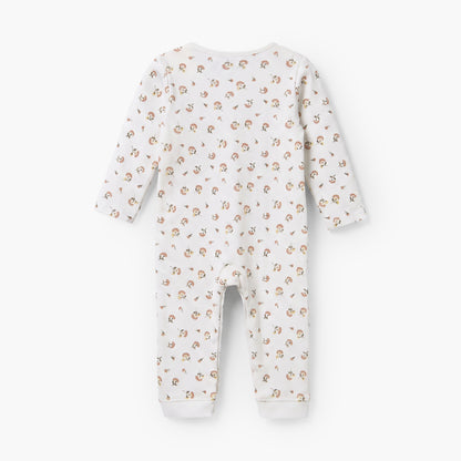 Pack of 3 Juniors Crew Neck Long Sleeves Sleepsuit with Floral Print