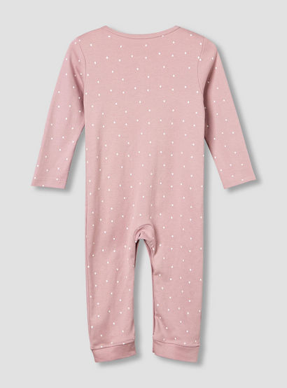 Pack of 3 Juniors Cotton Round Neck Long Sleeves Sleepsuit with Giraffe Print-baby-girls-clothing-nightwear-sleepsuits-image-7