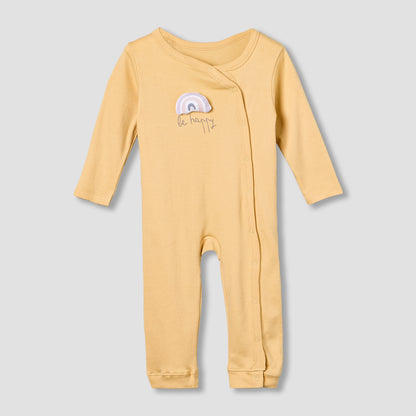 Pack of 3 Juniors Cotton Round Neck Long Sleeves Sleepsuit with Fun Print
