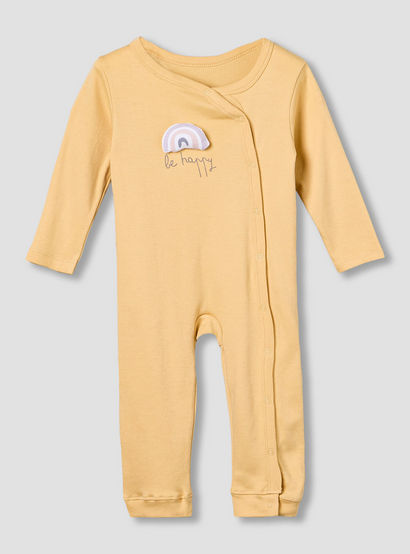 Pack of 3 Juniors Cotton Round Neck Long Sleeves Sleepsuit with Fun Print-baby-girls-clothing-nightwear-sleepsuits-image-4