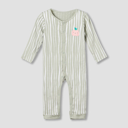 Pack of 3 Juniors Cotton Round Neck Long Sleeves Sleepsuit with Fun Print