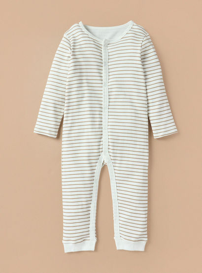 Juniors Printed Sleepsuit with Button Closure - Set of 3-promo_babyshop_Buy2for115_UAE130126-image-2