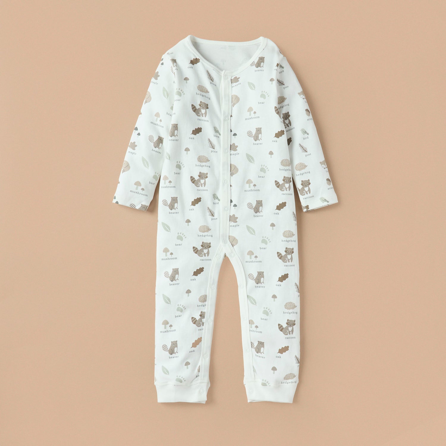 Juniors Printed Sleepsuit with Button Closure - Set of 3