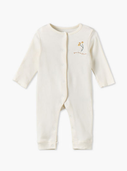 Pack of 3 Juniors Cotton Crew Neck Long Sleeves Sleepsuit with Floral Print-baby-girls-clothing-nightwear-sleepsuits-image-3