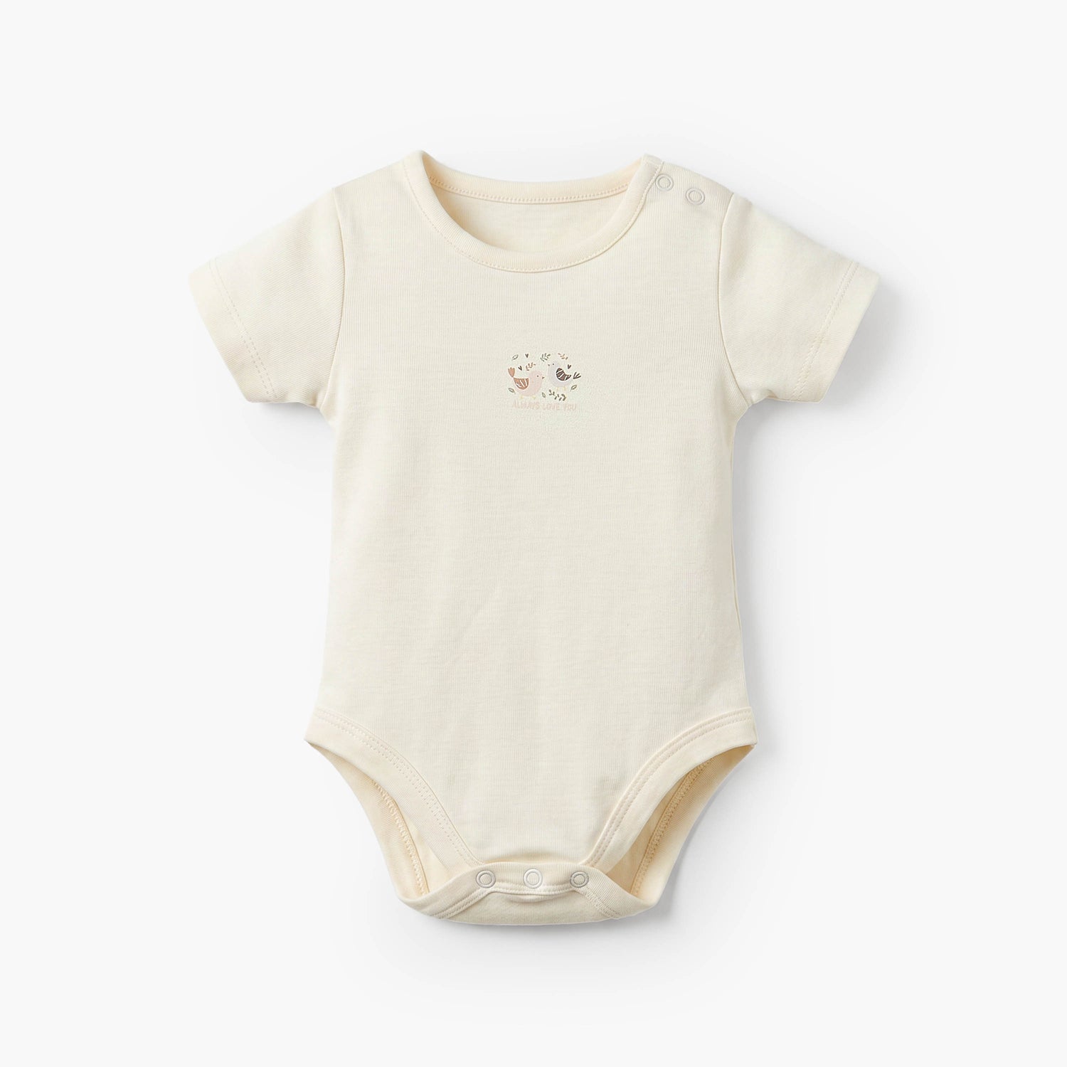 Pack of 5 Juniors Cotton Crew Neck Short Sleeves Bodysuit with Assorted Prints