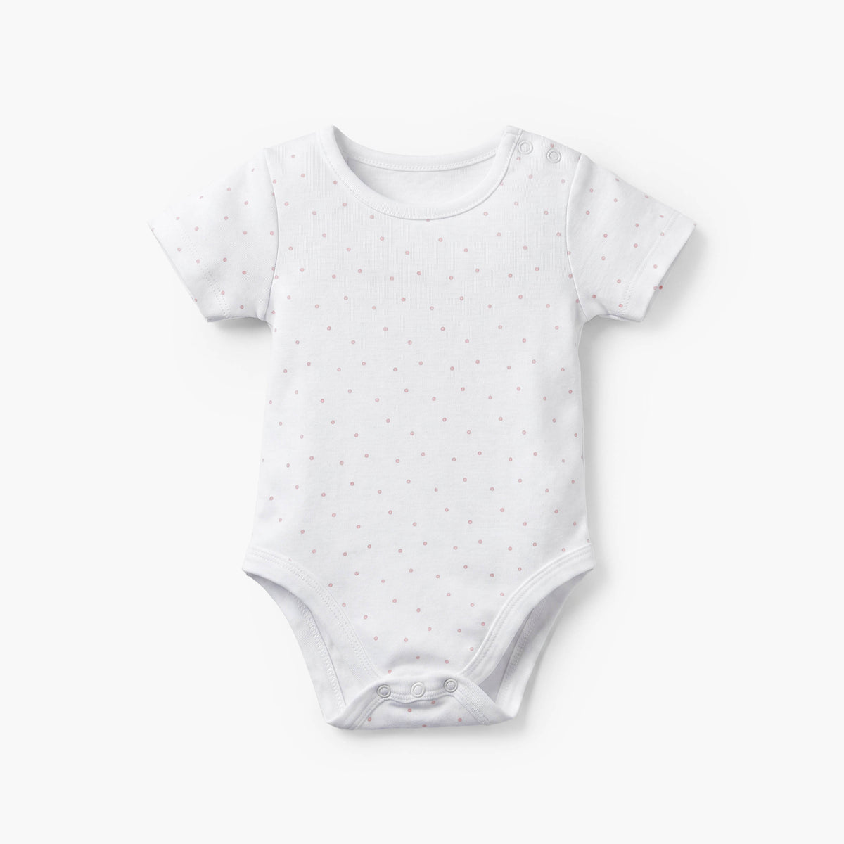 Pack of 5 Juniors Cotton Crew Neck Short Sleeves Bodysuit with Assorted Prints