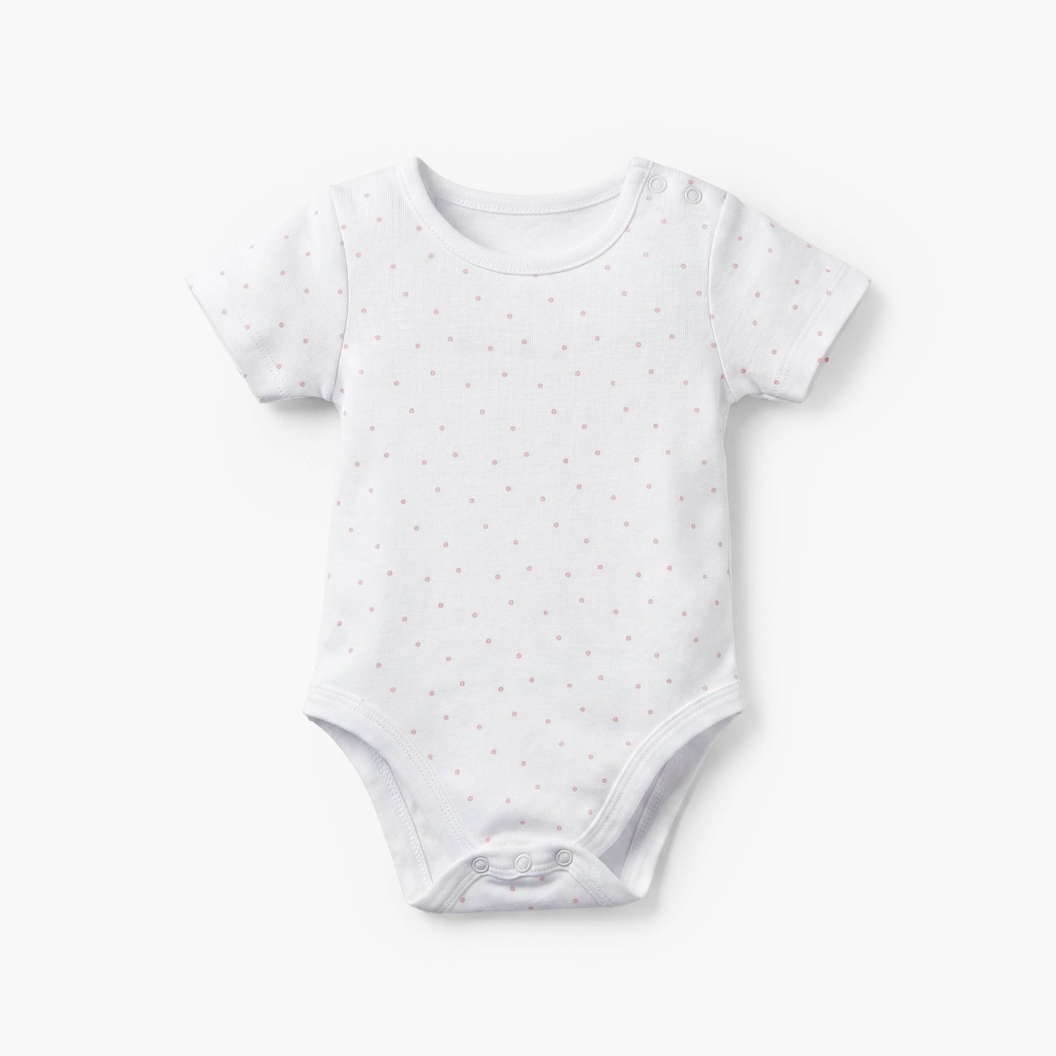 Pack of 5 Juniors Cotton Crew Neck Short Sleeves Bodysuit with Assorted Prints