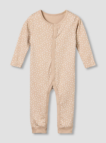 Pack of 3 Juniors Cotton Round Neck Long Sleeves Sleepsuit with Safari Print-baby-boys-clothing-nightwear-sleepsuits-image-3