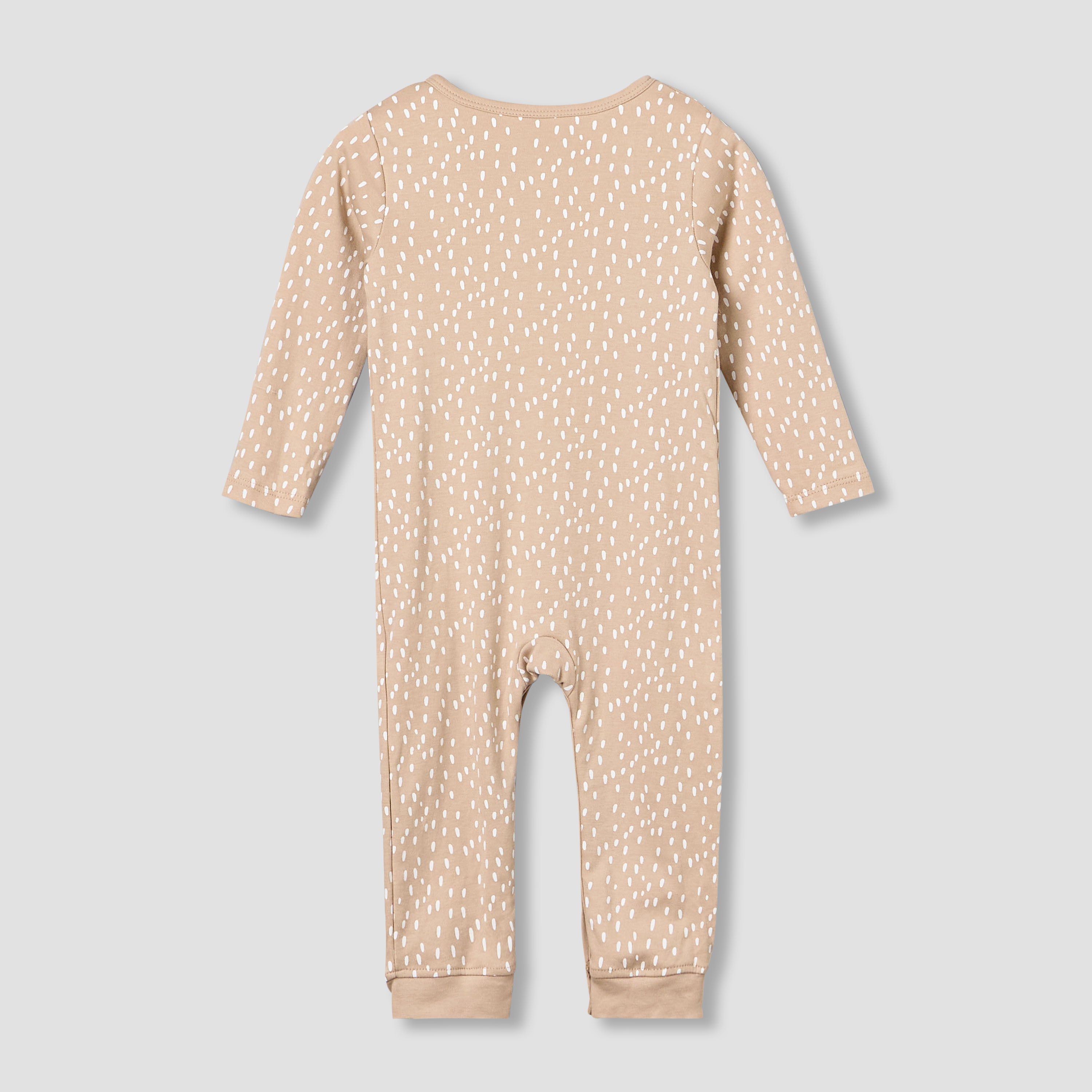 Pack of 3 Juniors Cotton Round Neck Long Sleeves Sleepsuit with Safari Print