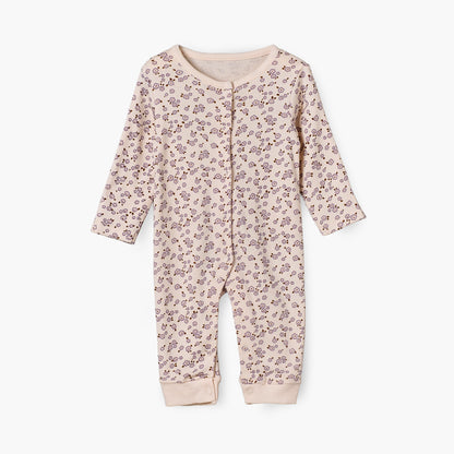 Pack of 3 Juniors Cotton Crew Neck Long Sleeves Sleepsuit with Fox Print