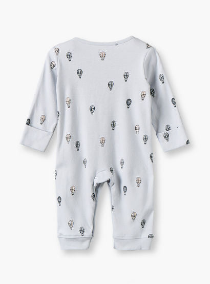 Pack of 3 Juniors Cotton Crew Neck Long Sleeves Sleepsuit with Hot Air Balloon Print-baby-boys-clothing-nightwear-sleepsuits-image-6