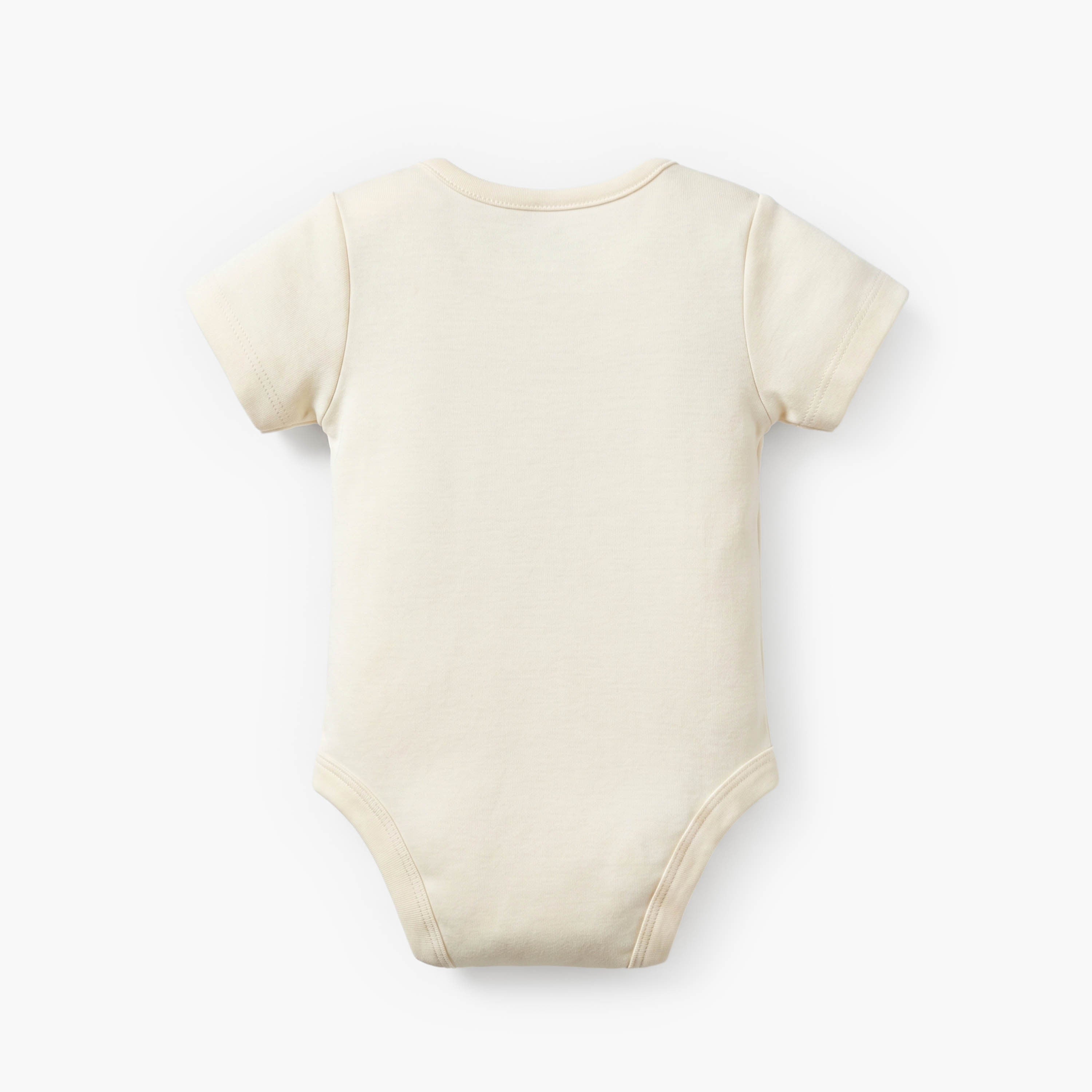 Pack of 5 Juniors Crew Neck Short Sleeves Bodysuit with Duck Print
