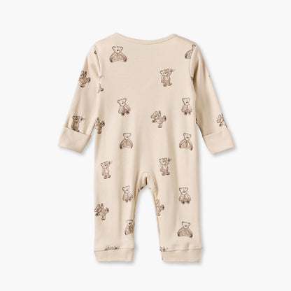 Pack of 3 Juniors Cotton Crew Neck Long Sleeves Sleepsuit with Assorted Print