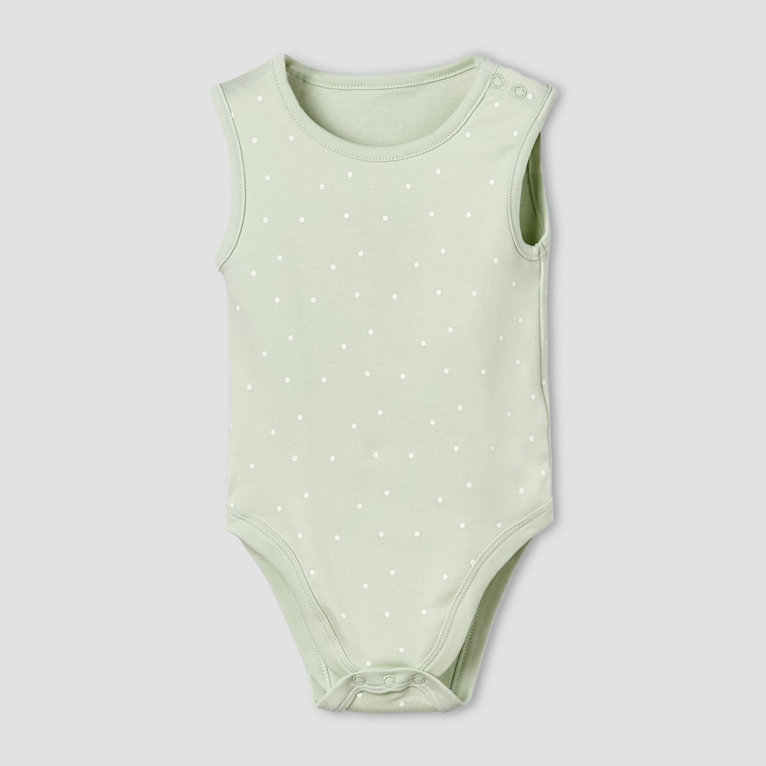 Pack of 5 Juniors Cotton Round Neck Sleeveless Bodysuit with Print
