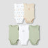 Pack of 5 Juniors Round Neck Sleeveless Bodysuit with Print - Multicolour / 18-24 mths
