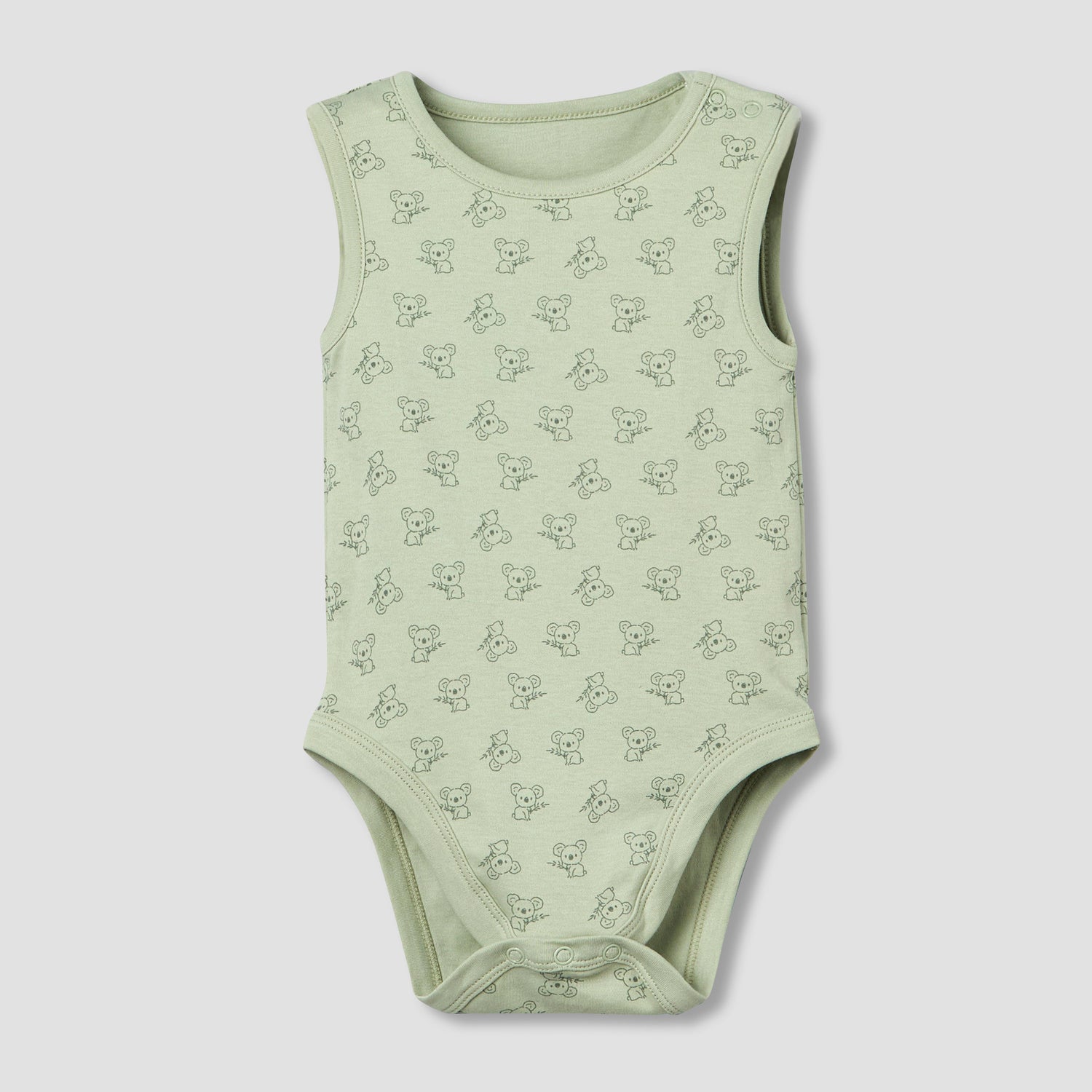 Pack of 5 Juniors Round Neck Sleeveless Bodysuit with Print