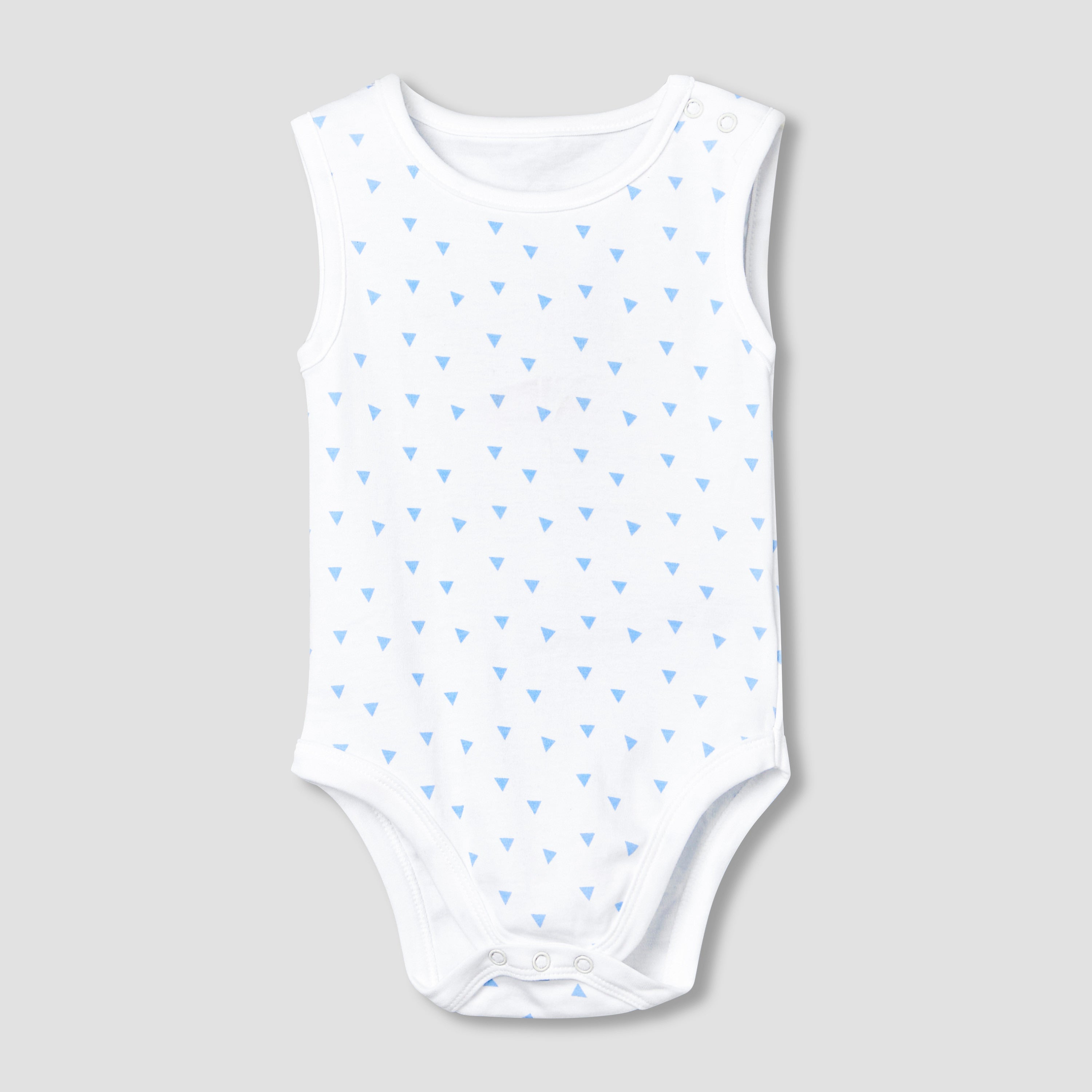 Pack of 5 Juniors Crew Neck Sleeveless Bodysuit with Print