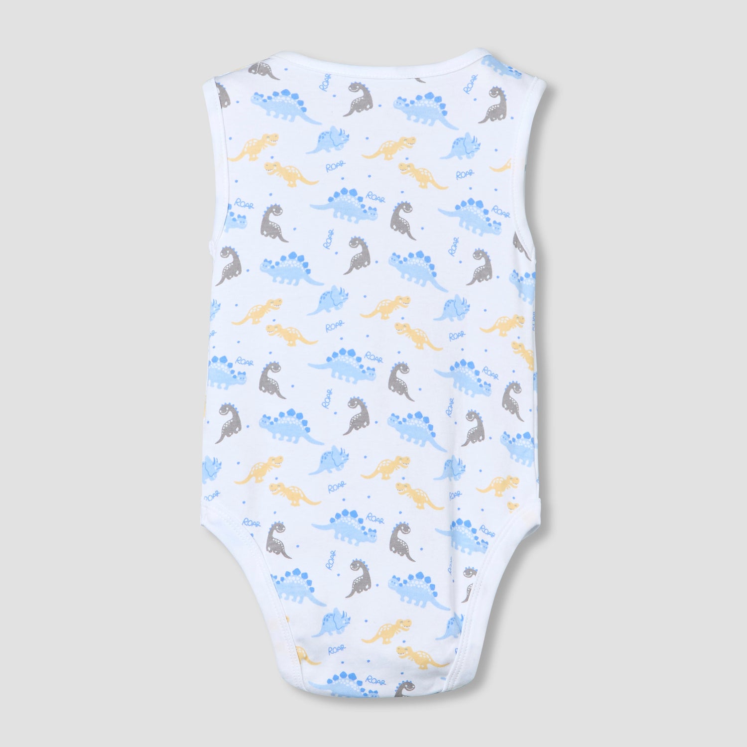 Pack of 5 Juniors Crew Neck Sleeveless Bodysuit with Print
