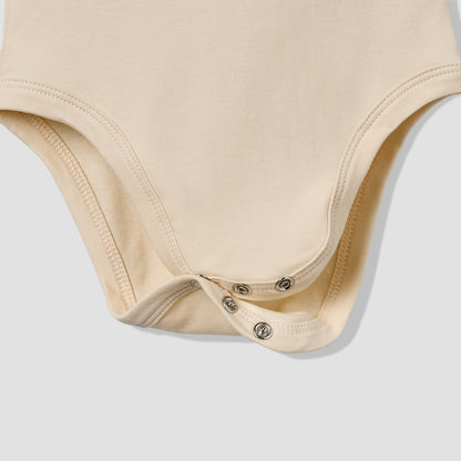 Pack of 5 Juniors Cotton Round Neck Sleeveless Bodysuit with Giraffe Print