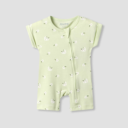 Pack of 3 Juniors Crew Neck Short Sleeves Romper with Assorted Print